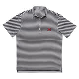 Miami University Ryder PREP-FORMANCE Striped Polo