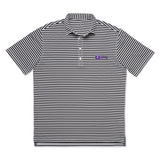 New York University Ryder PREP-FORMANCE Striped Polo