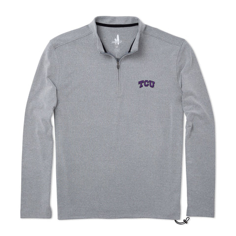 Texas Christian University Brady Micro-Fleece 1/4 Zip Pullover