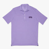 Texas Christian University Myers Striped PREP-FORMANCE Polo