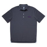 Texas Christian University Ryder PREP-FORMANCE Striped Polo