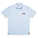 University of Mississippi Ryder PREP-FORMANCE Striped Polo